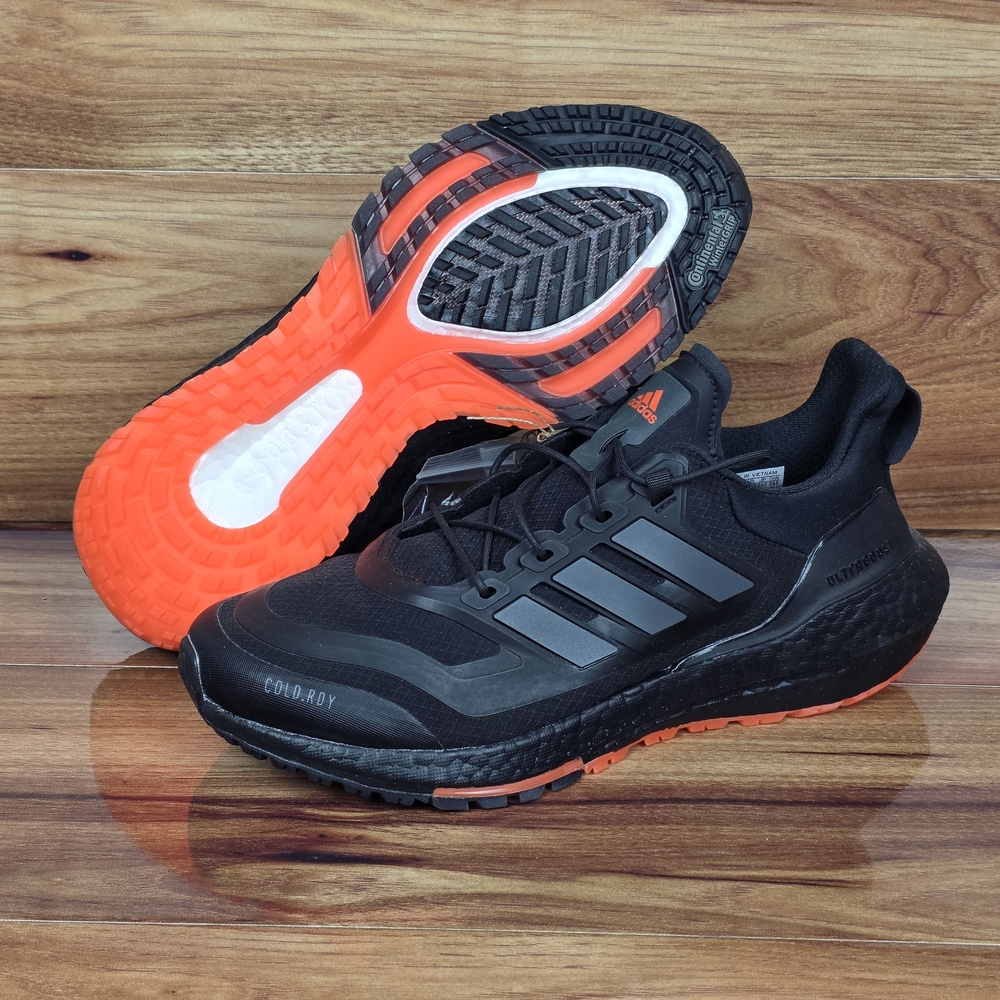 Adidas Men's GX6691 Ultraboost 22 Cold.RDY 2 C.Rdy II Black / Orange Size 8